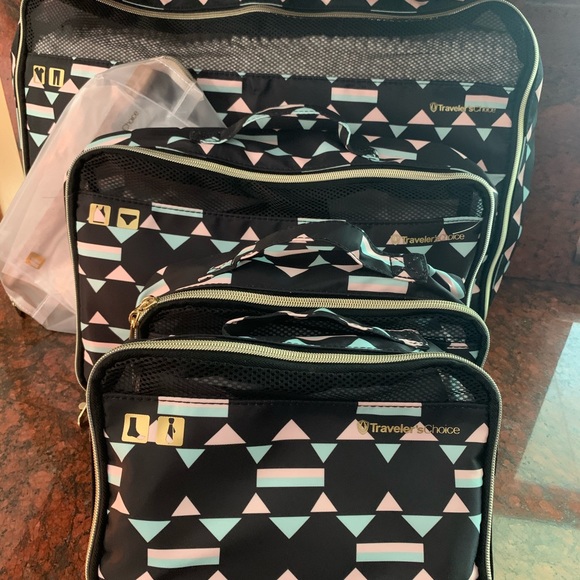 Travelers Choice 5 piece packing cubes NWT - Picture 8 of 11